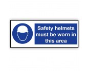 Safety Helmets Must Be Worn In This Area 