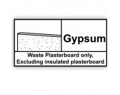 Gypsum Correx Sign