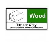 Wood Rigid Material Sign