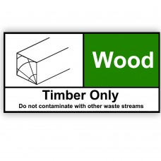 Wood Correx Sign