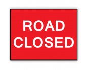 Road Closed Plate 1050mm x 750mm