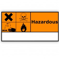 Hazardous Rigid Material Sign 