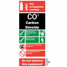 co2 Fire Extinguisher Sign