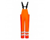 Orange Flame Retardant ARC Hi Vis Waterproof Bib & Brace