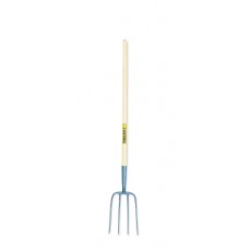 GardenPRO 4 Prong Manure Fork Ash Pole