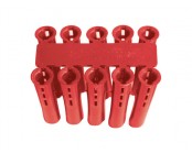 Red Expansion Wall Plugs