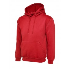 Classic Hooded Sweatshirt Red