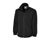 Premium Full Zip Micro Fleece Jacket Black