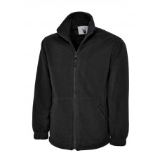 Premium Full Zip Micro Fleece Jacket Black
