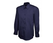 Mens Pinpoint Oxford Full Sleeve Shirt Navy