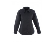 Women's Pinpoint Oxford Full Sleeve Shirt Black