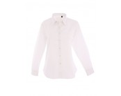 Women's Pinpoint Oxford Full Sleeve Shirt White