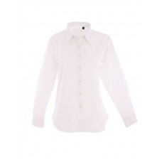 Women's Pinpoint Oxford Full Sleeve Shirt White
