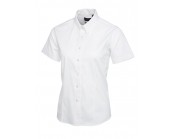 Women's Pinpoint Oxford Half Sleeve Shirt White