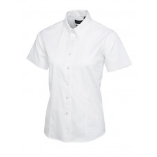 Women's Pinpoint Oxford Half Sleeve Shirt White