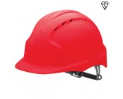 JSP EVO2 Vented Helmet Red
