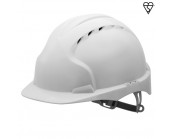 JSP EVO 2 Vented Helmet White