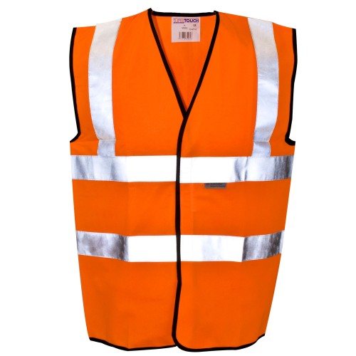 Orange High Visibility Waistcoat | Manchester Safety Services