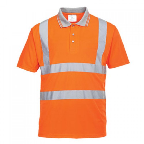 Orange High Visibility Polo Shirt | Manchester Safety Services