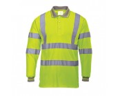 High Visibility Long Sleeve Polo Shirt