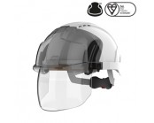 JSP EVO VISTAshield Vented Safety Helmet White/Smoke 